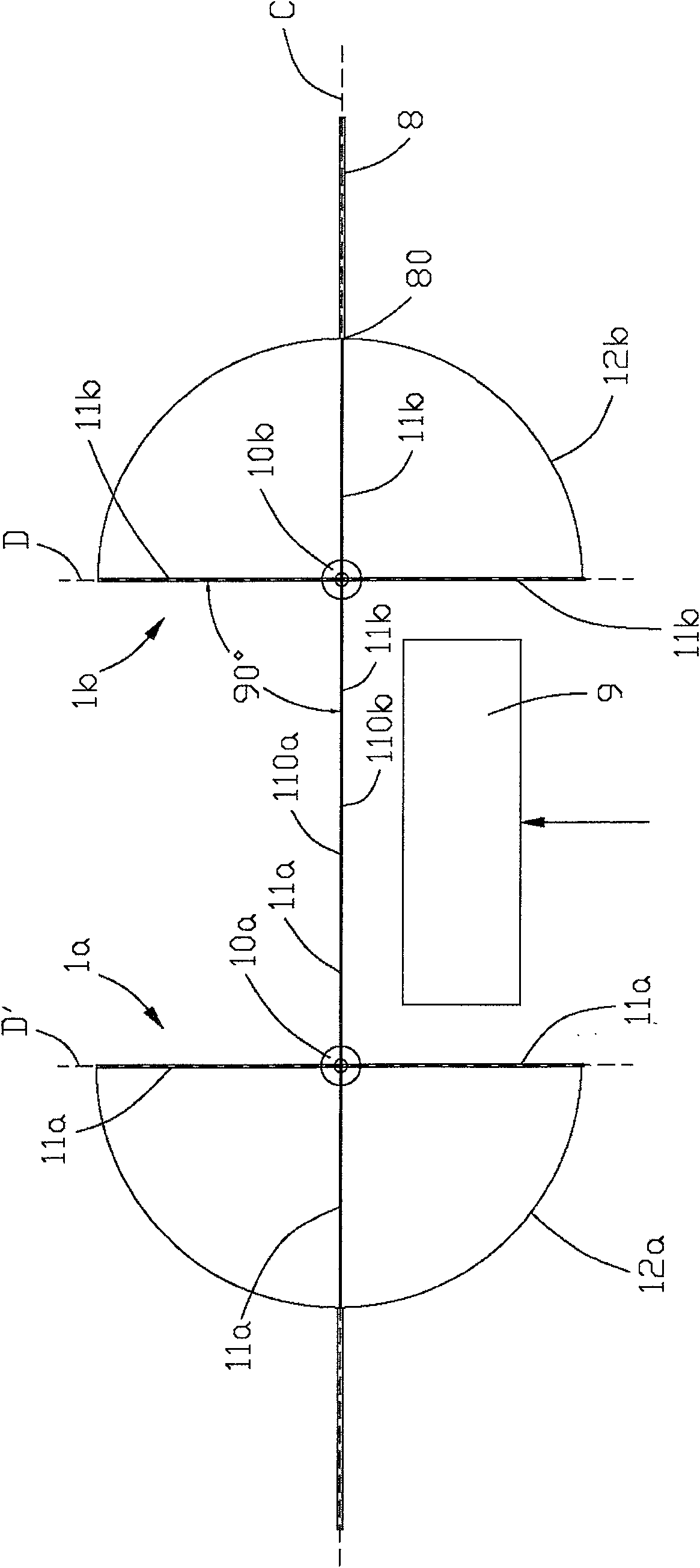 Aging chamber entrance device