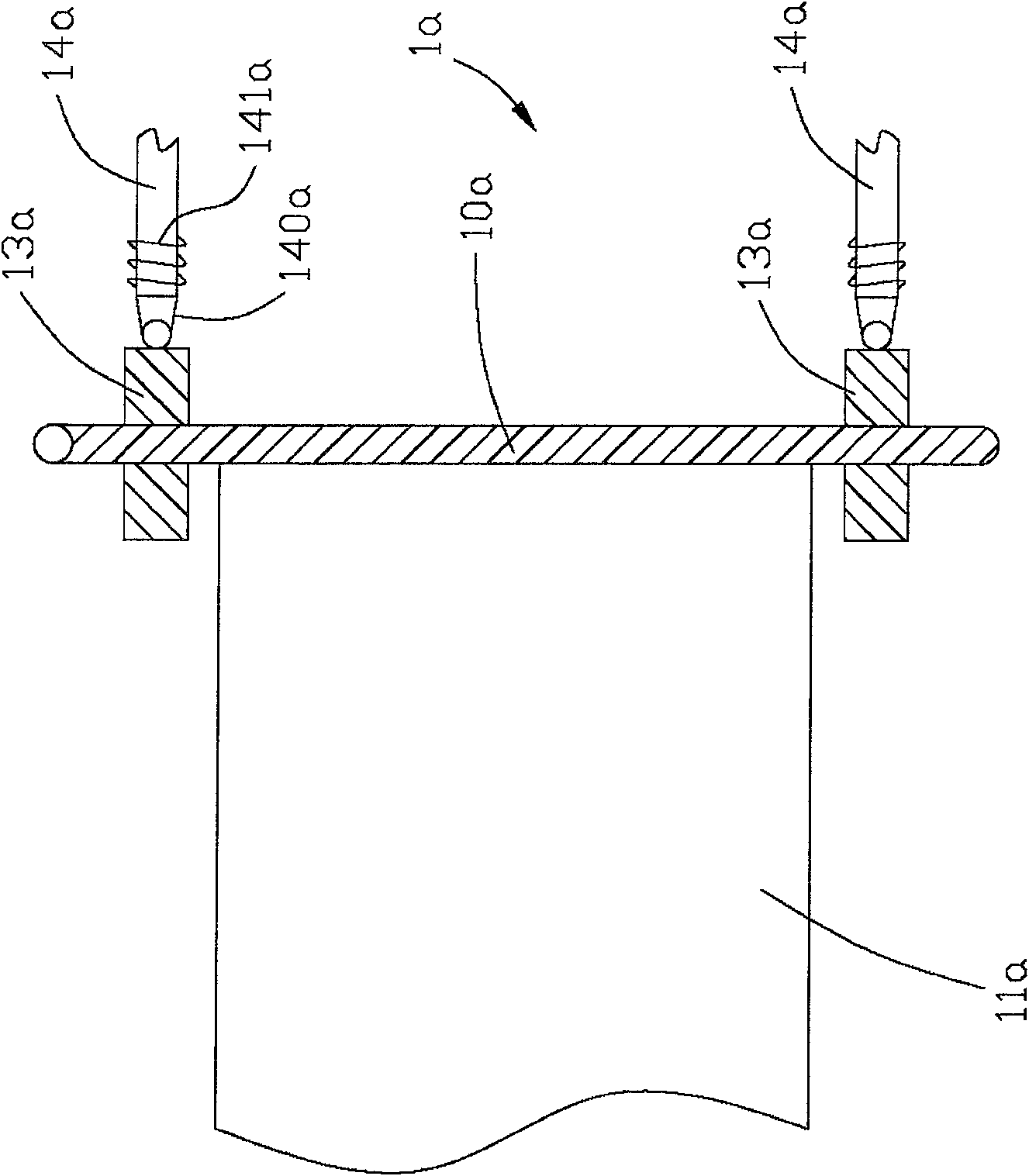 Aging chamber entrance device
