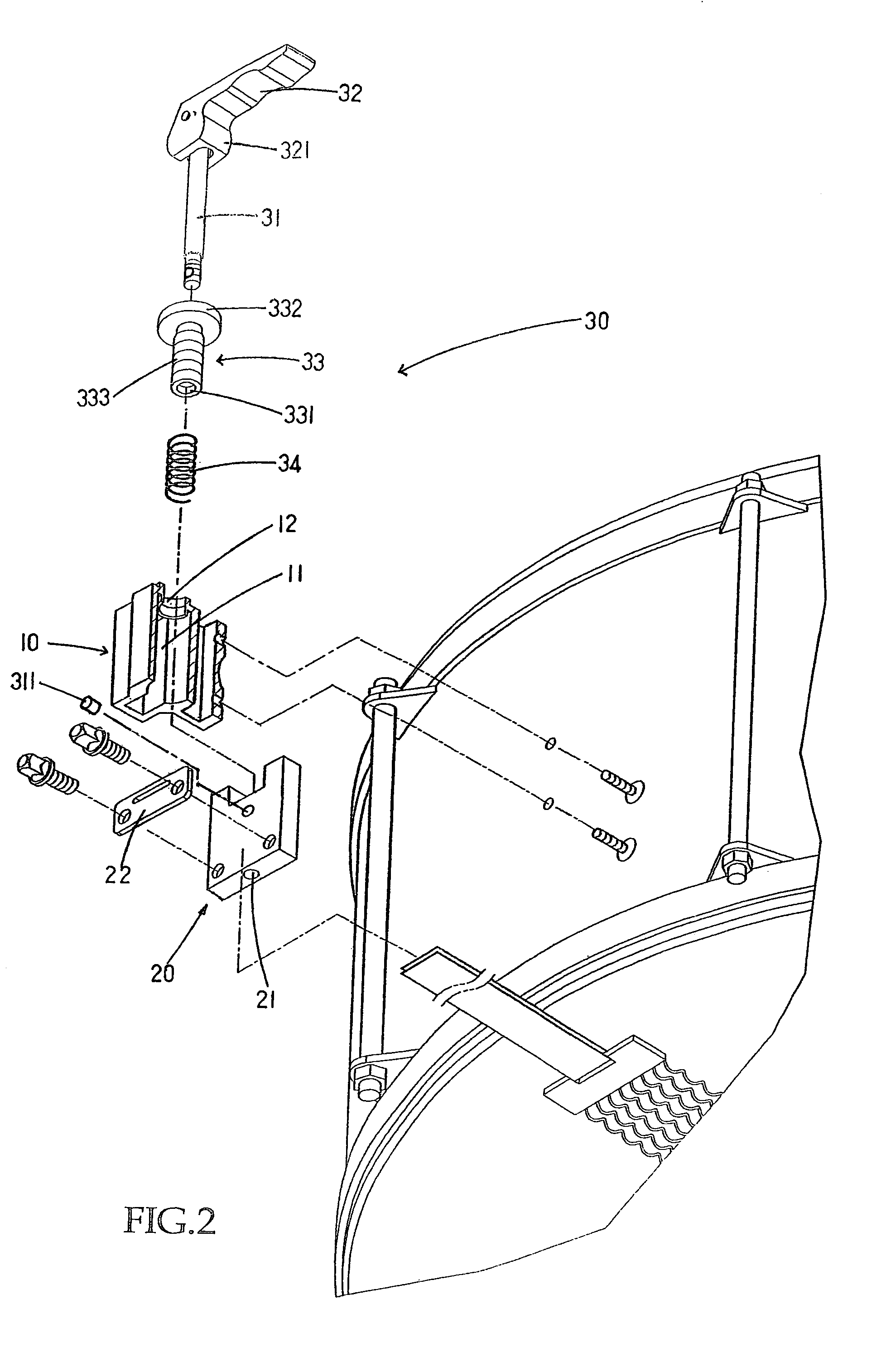 Adjust device for adjusting a tension of a snare of a snare drum