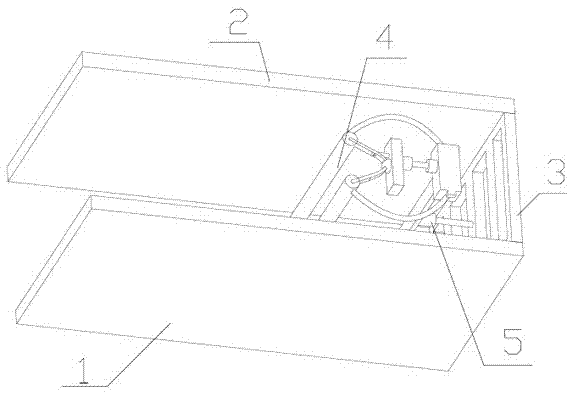 Structure of landing door of elevator