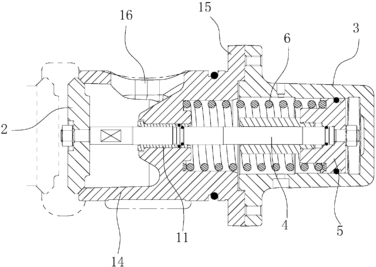 Cooling water bypass valve of engine