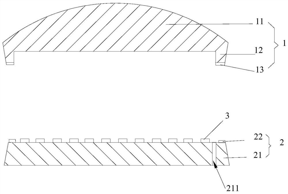 Ultraviolet lamp packaging structure