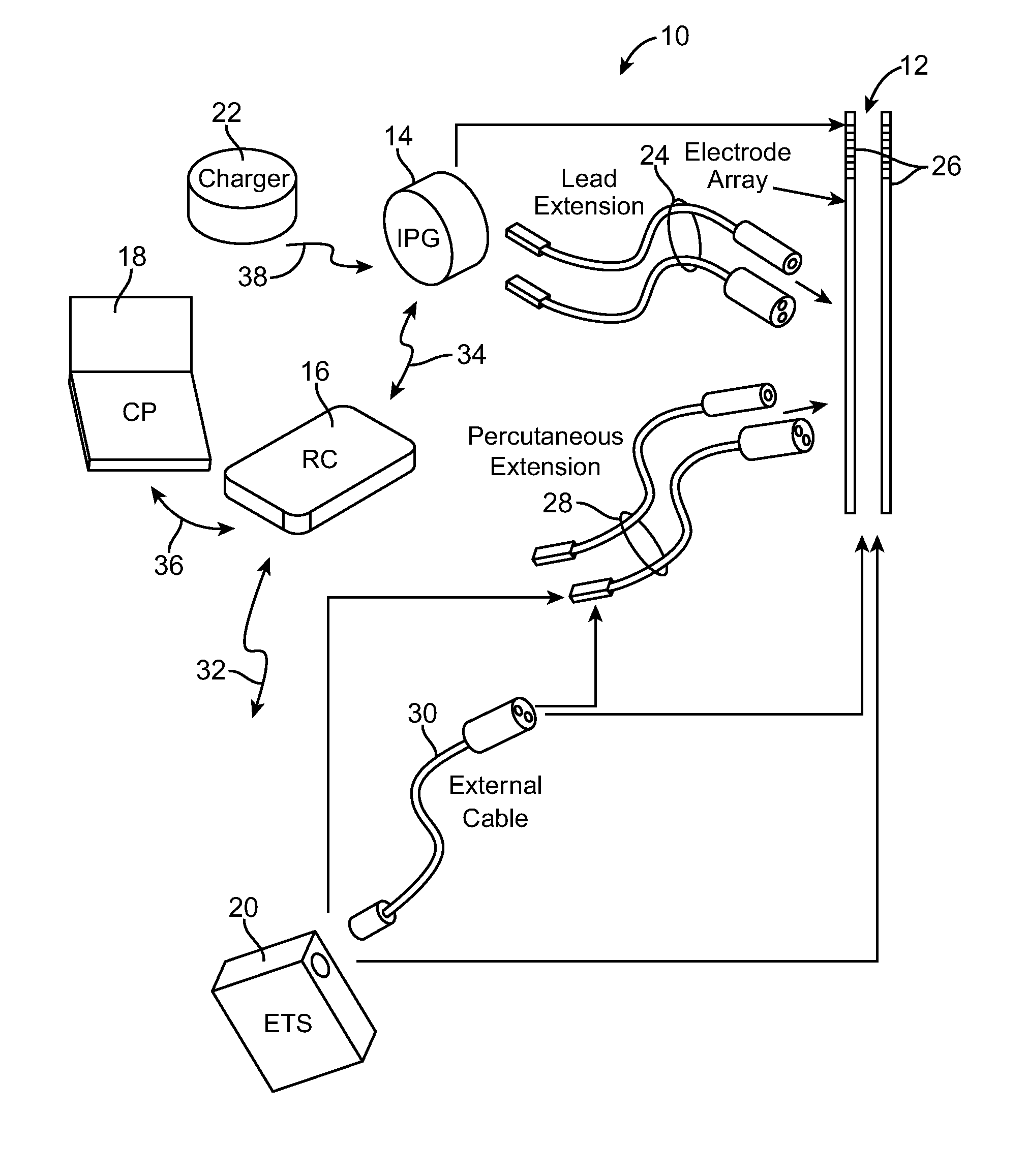 System and method for mapping arbitrary electric fields to pre-existing lead electrodes