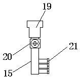 Tubular aluminum profile cutting device