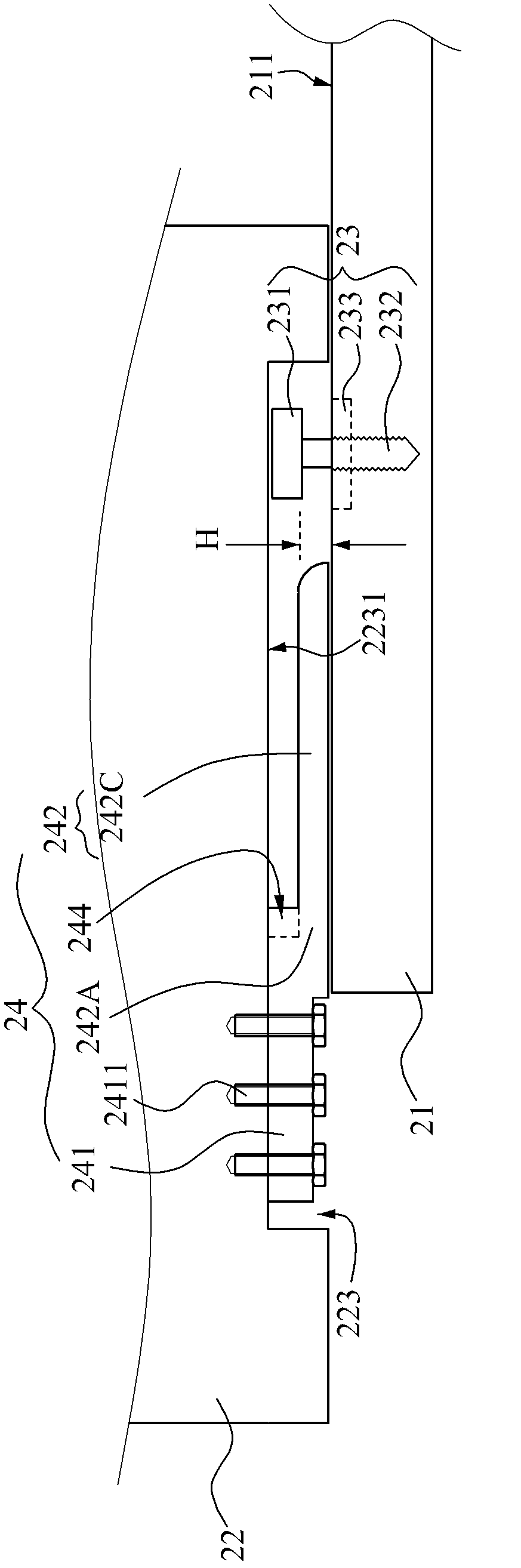 Fastener group structure