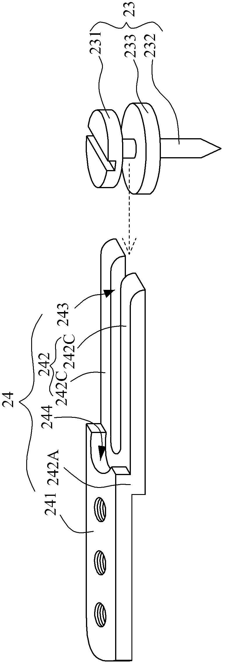 Fastener group structure