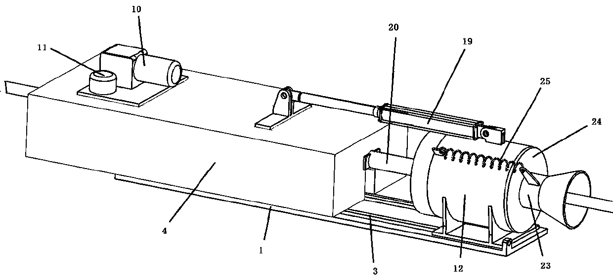 Thin-walled tube penetrating and conveying device