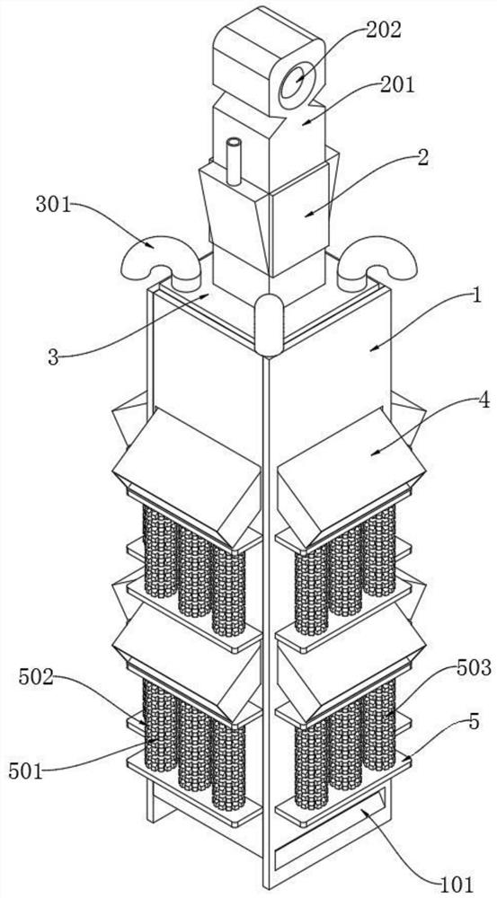 High-precision water quality detection device capable of automatically absorbing surrounding water