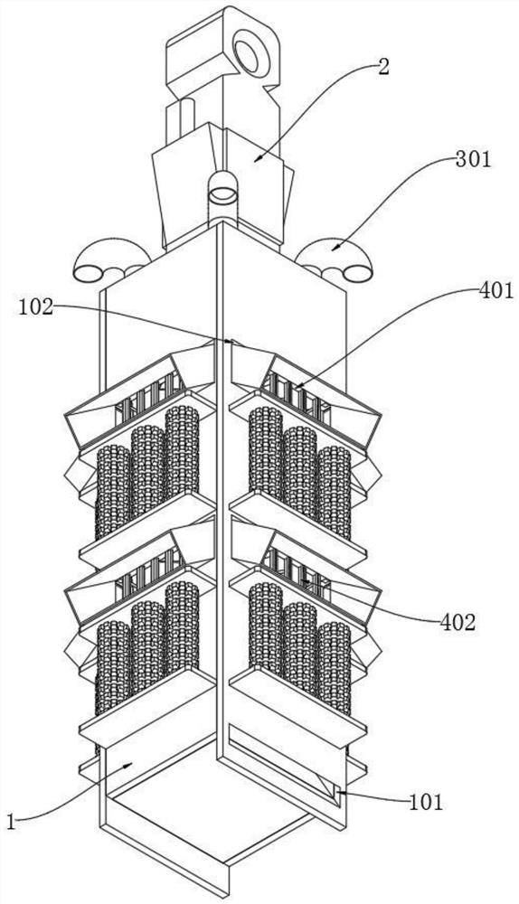 High-precision water quality detection device capable of automatically absorbing surrounding water