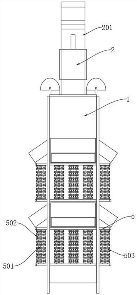 High-precision water quality detection device capable of automatically absorbing surrounding water