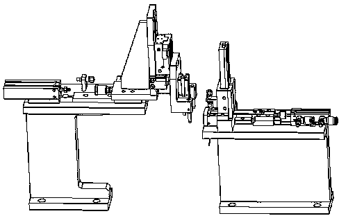 Connector cover plate clamping conveying mounting mechanism