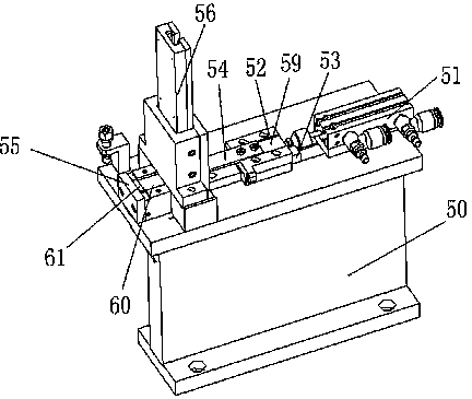 Connector cover plate clamping conveying mounting mechanism