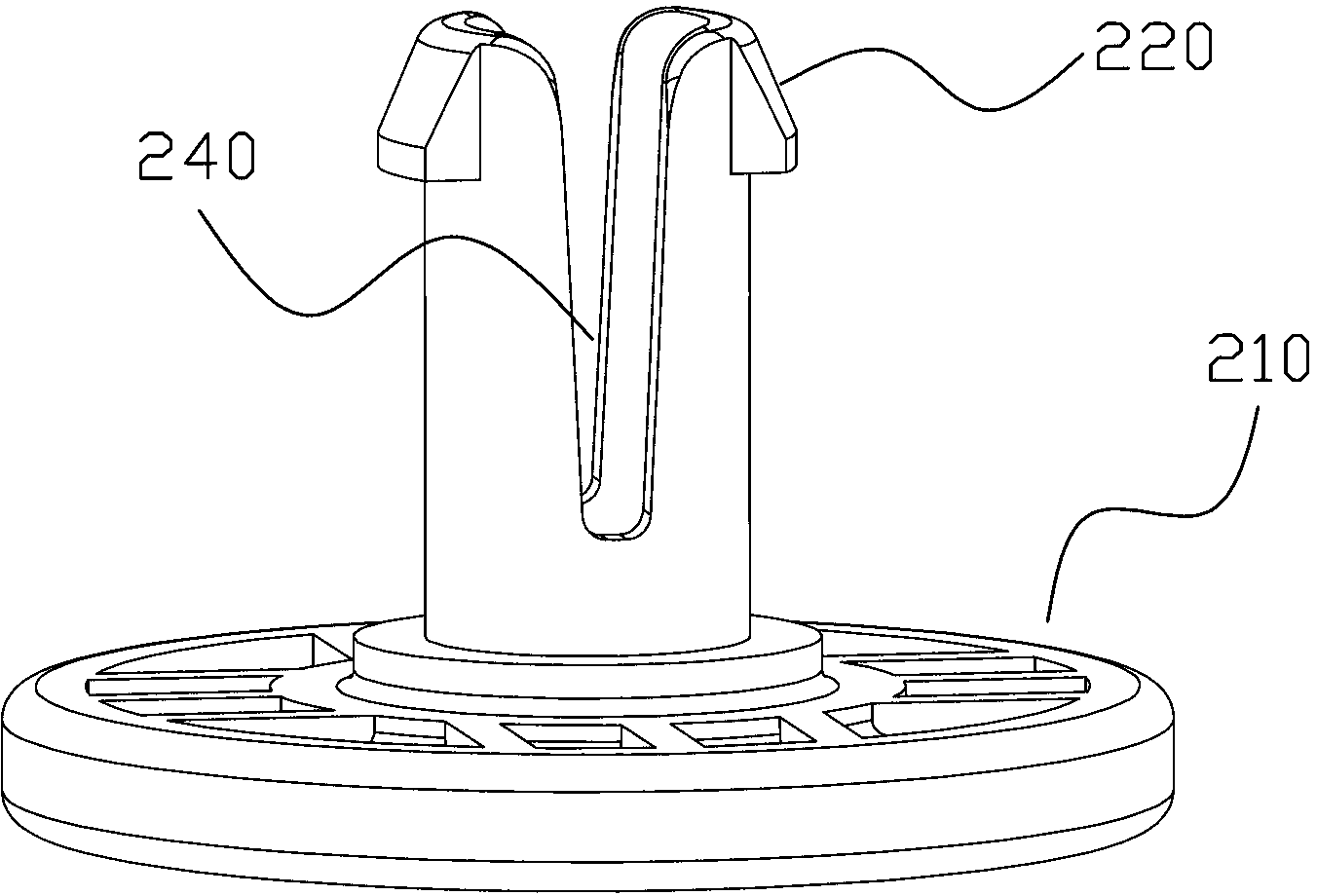 Connecting element for plate connection