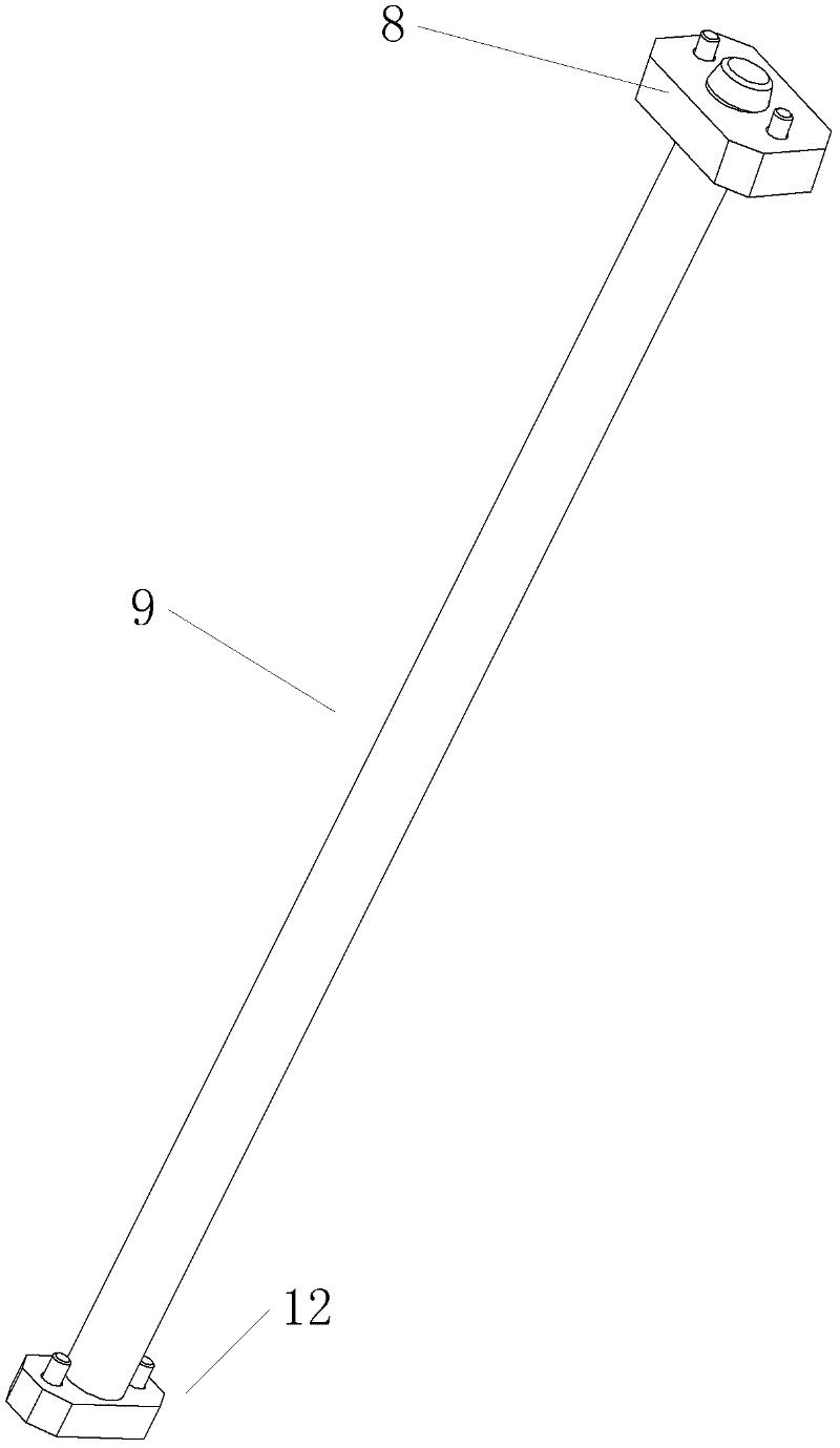 Down-slope oblique jacking accelerating core pulling mechanism assembly in injection mold