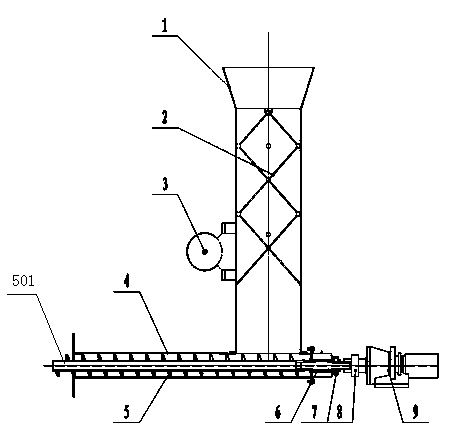 Biomass feeding device