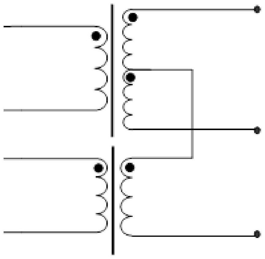 Angle division test system and test method of Scott transformer