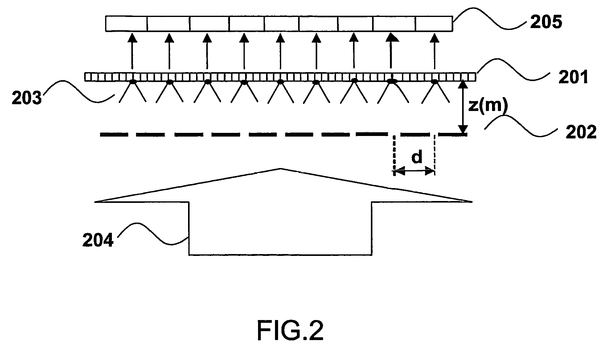 System for reading data stored on an information carrier