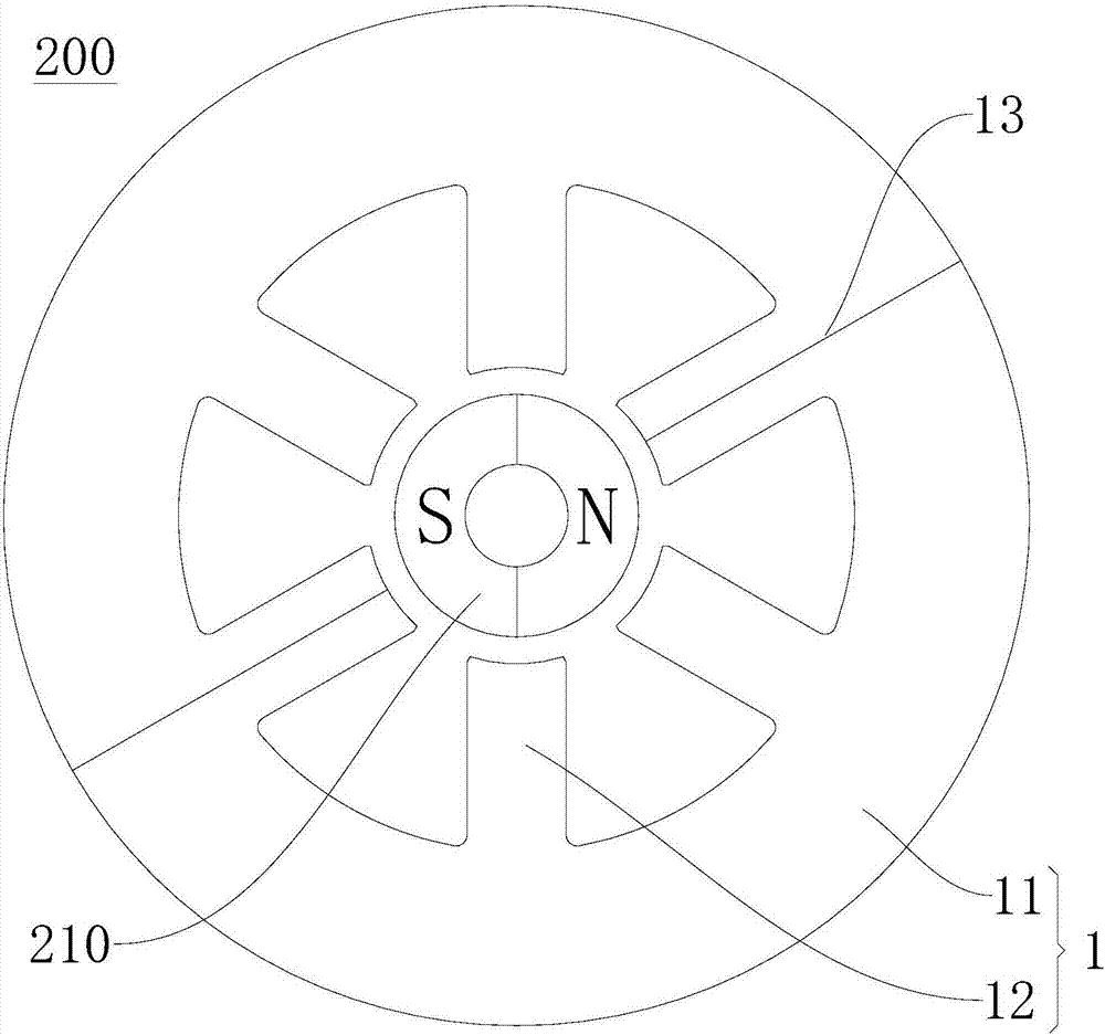 Motor stator and motor