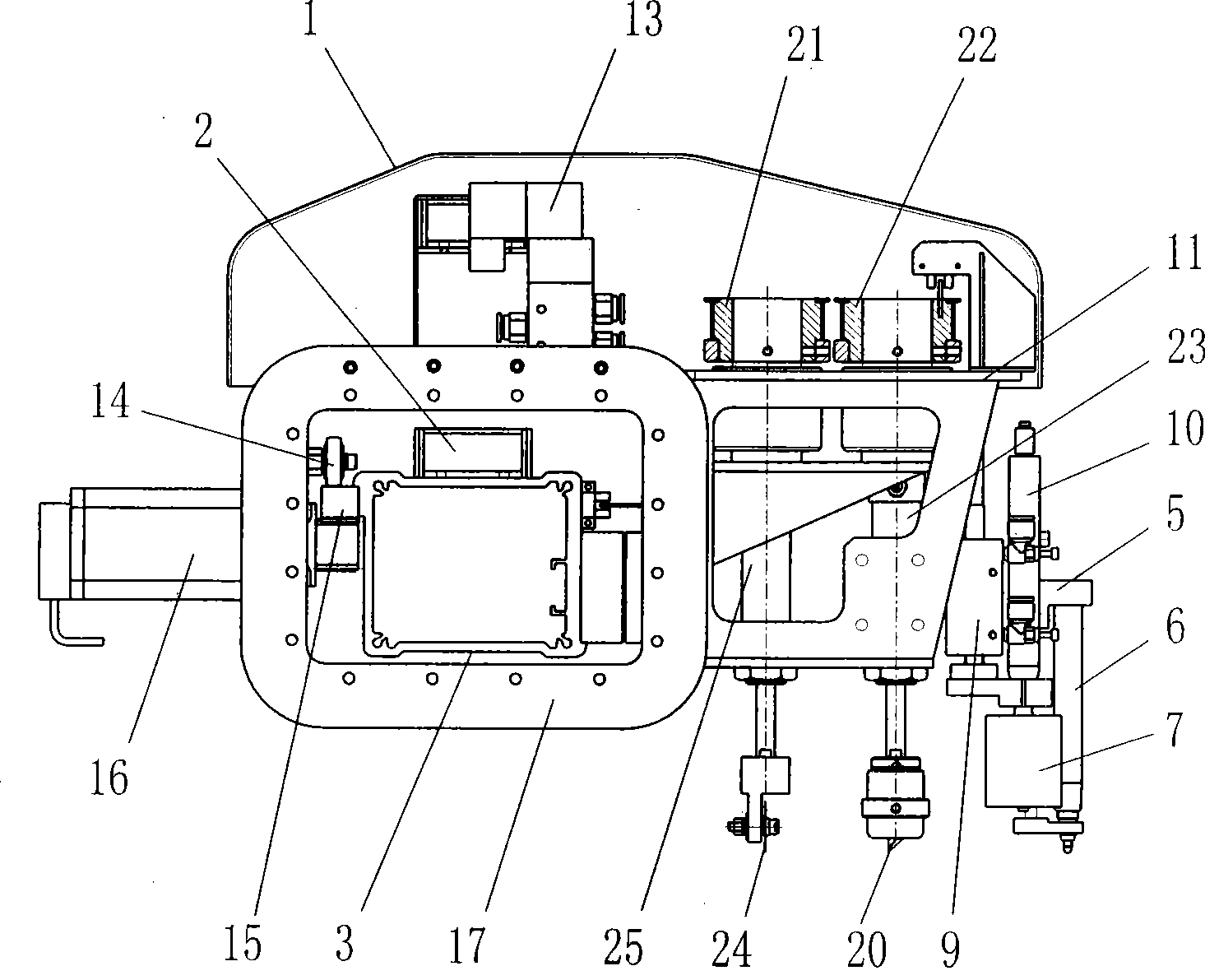 Cutting head for high-speed low-layer cutting lathe