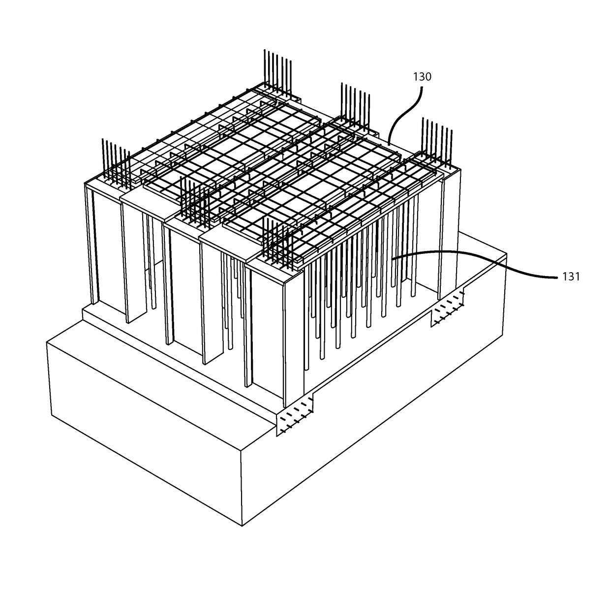 Method and system for rapid construction of structurally reinforced concrete structures using prefabricated assemblies and method of making the same