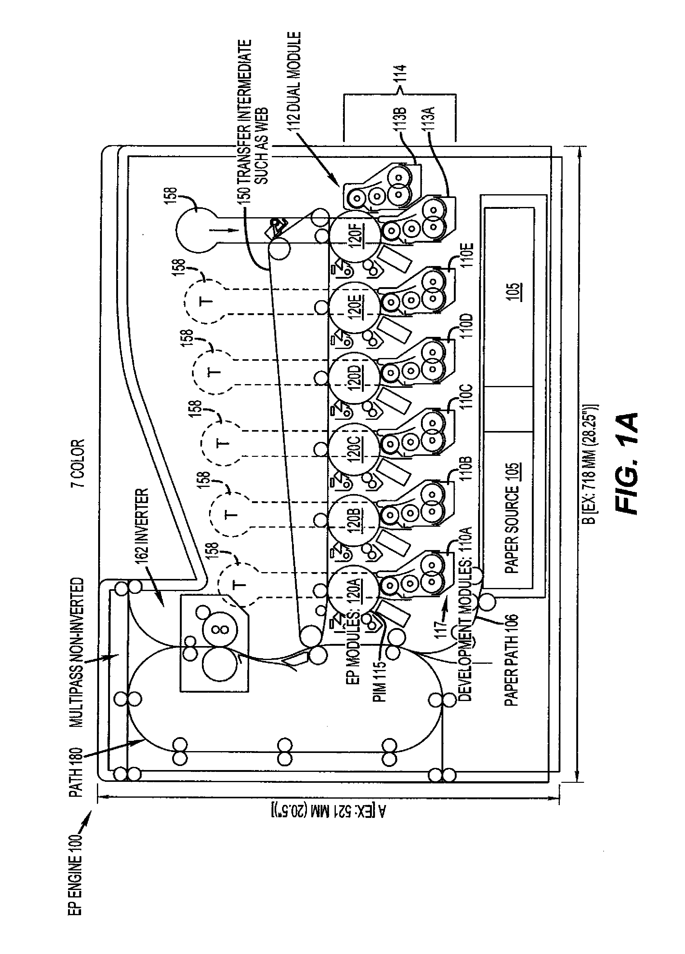 Sheet registration for a multipass electrophotographic printer