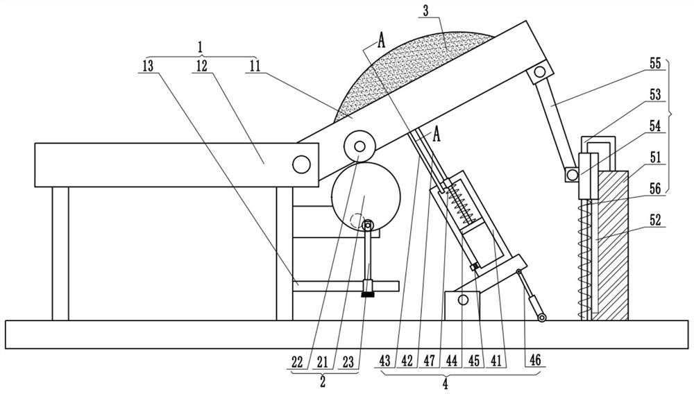 Getting-up assisting device for nursing