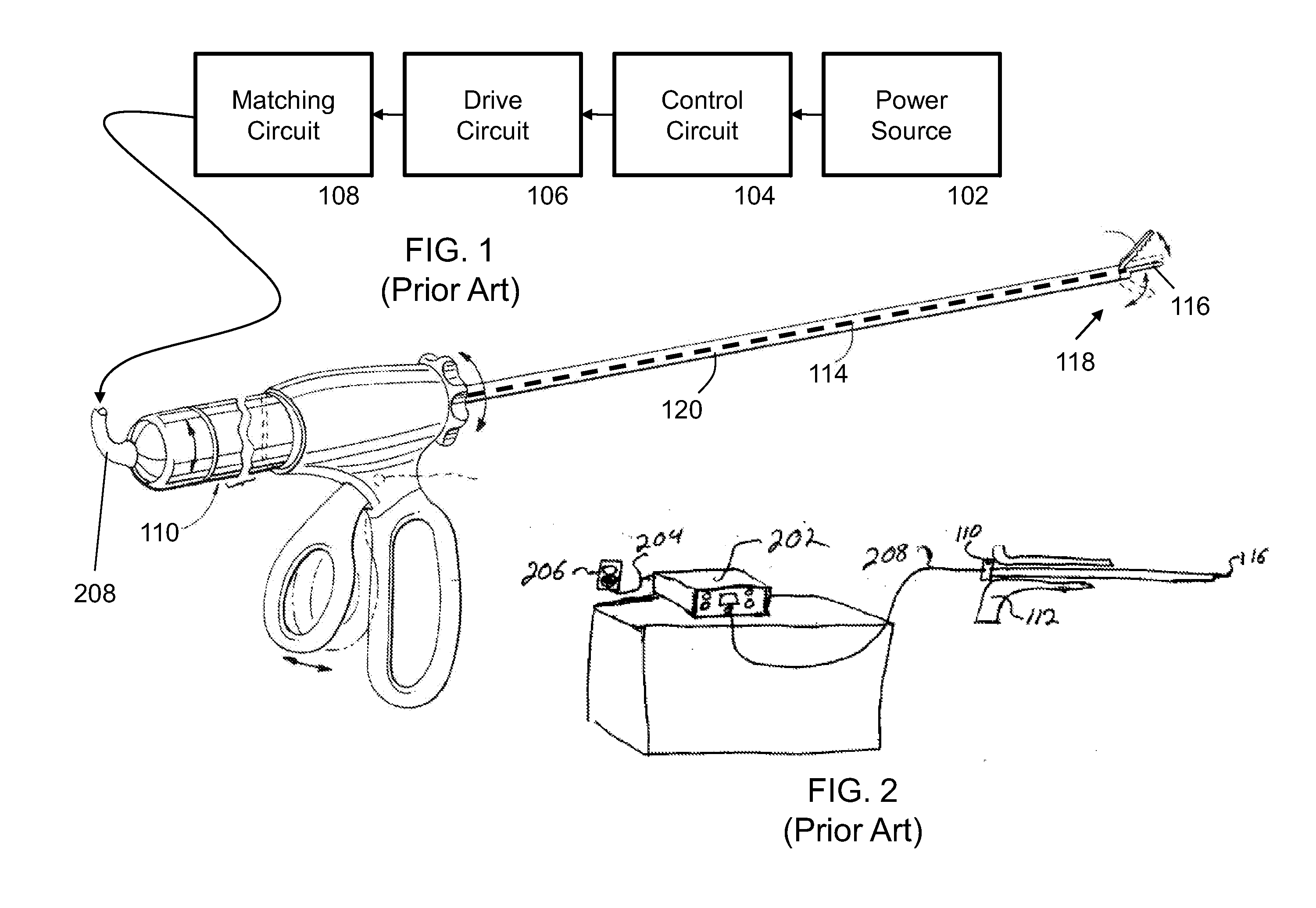 Cordless Hand-Held Ultrasonic Cautery Cutting Device