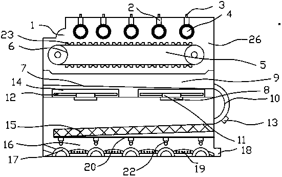 Full-automatic poultry egg cleaning equipment