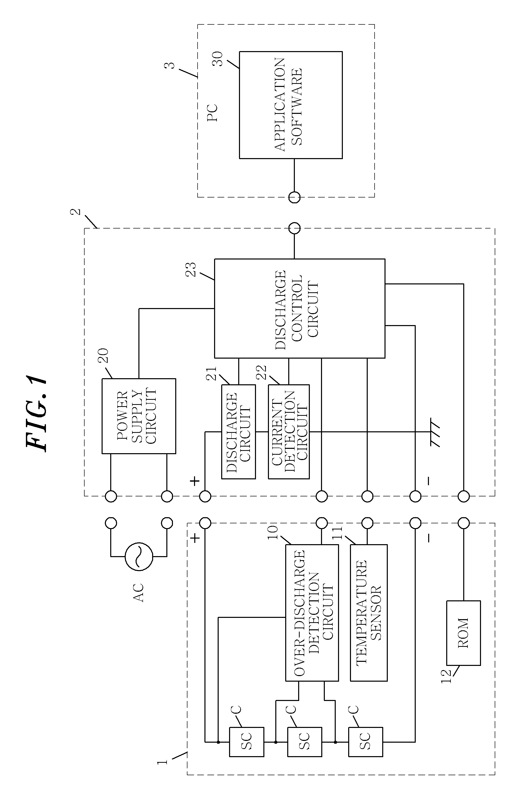 Secondary battery pack discharge system