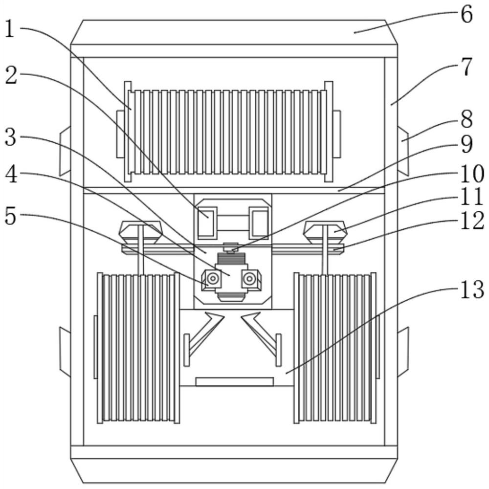 An automatic real-time monitoring device for deformation of ultra-deep underground diaphragm wall and its working method