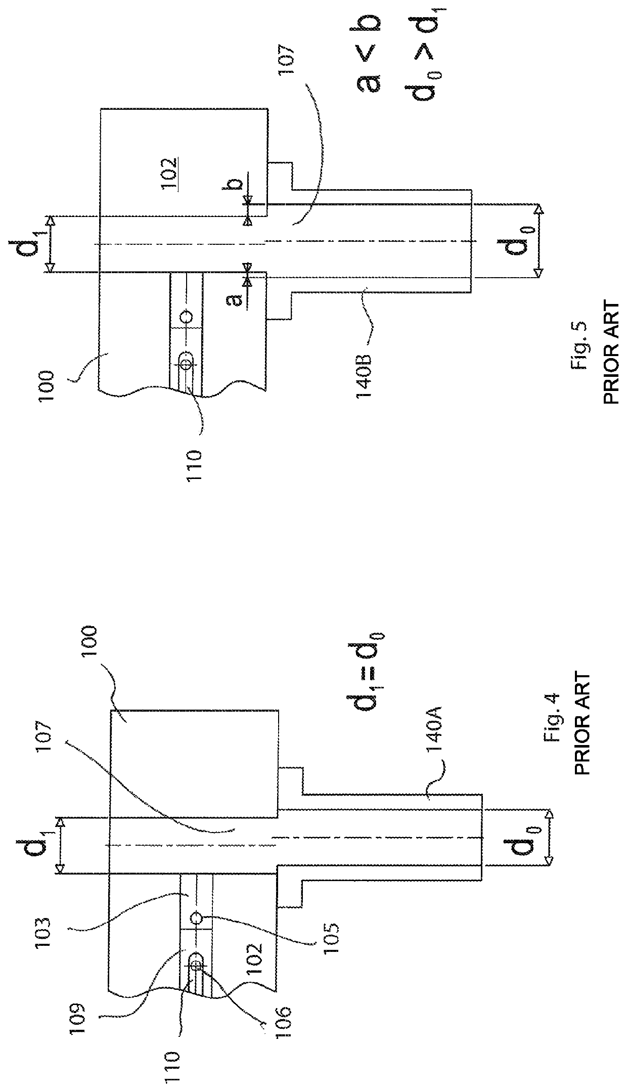 High-pressure mixing device with single-piece delivery duct