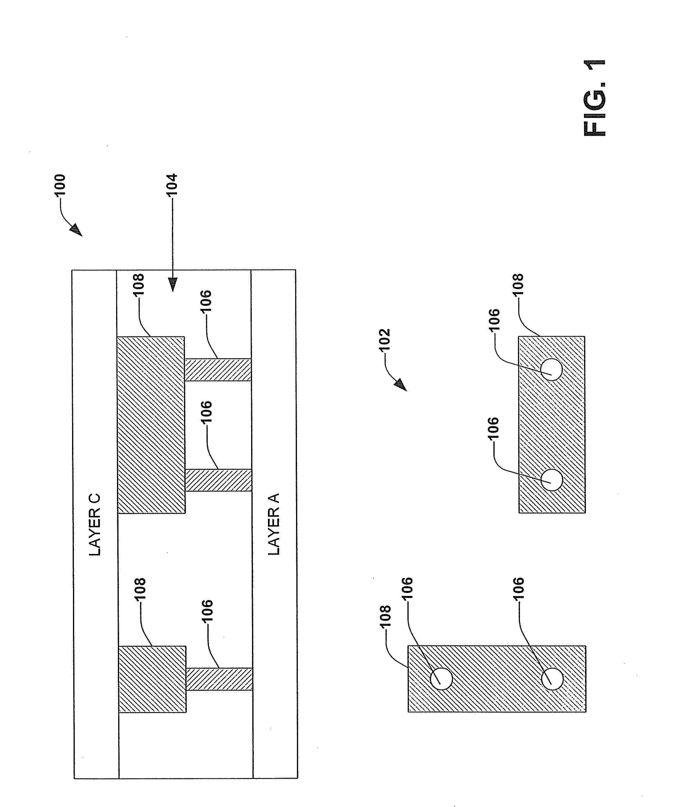 System and method for imprint lithography to facilitate dual damascene integration with two imprint acts