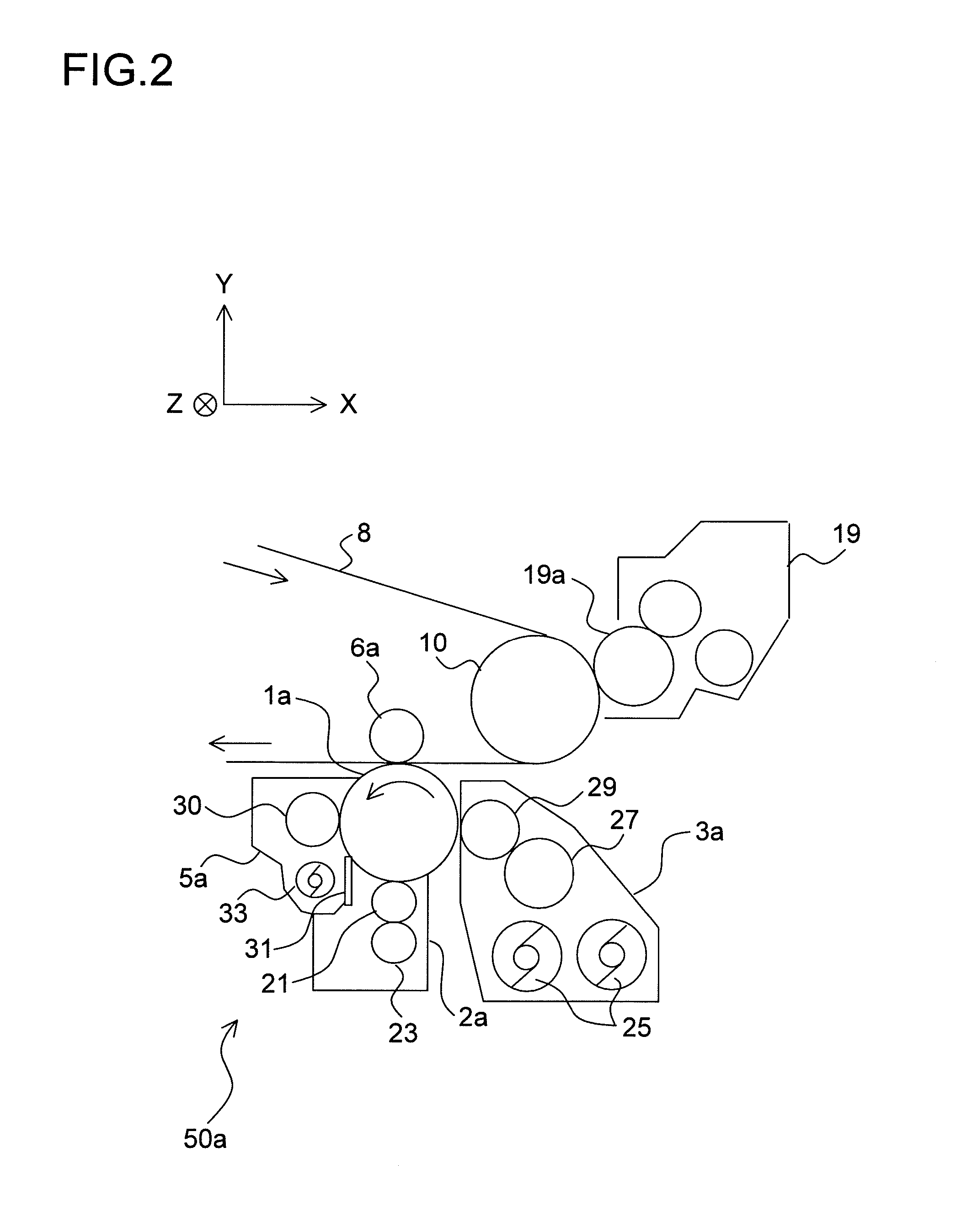 Process unit positioning device and image forming apparatus including the same