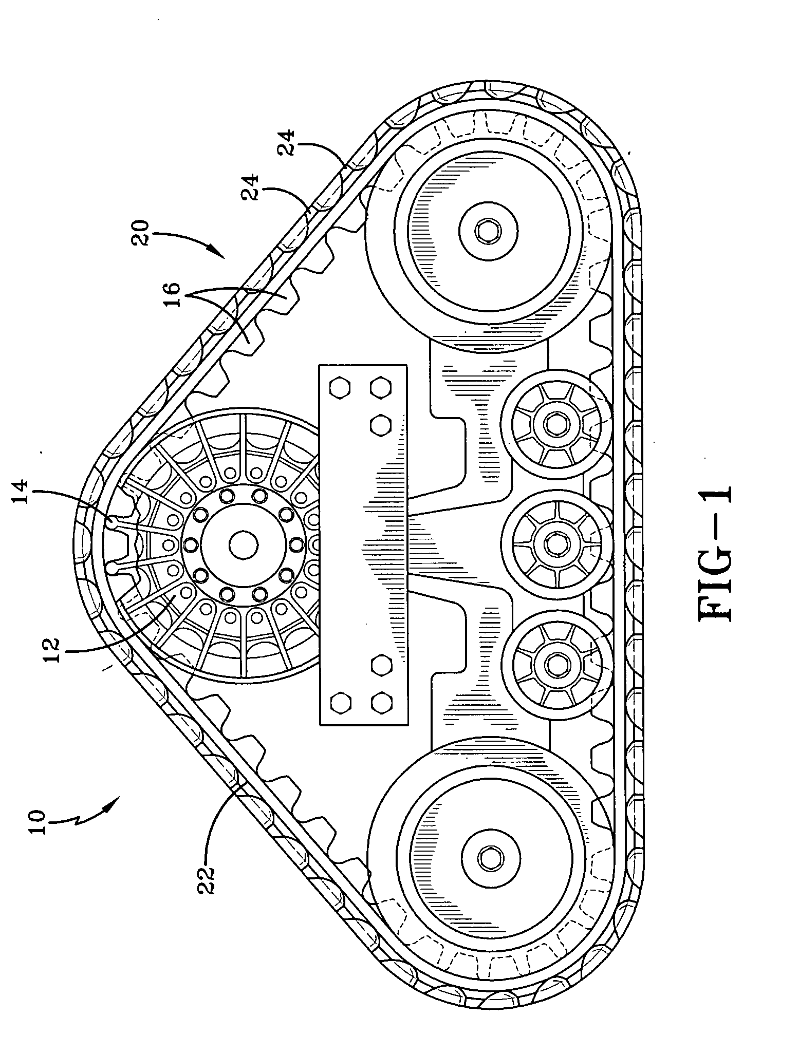 Endless track belt