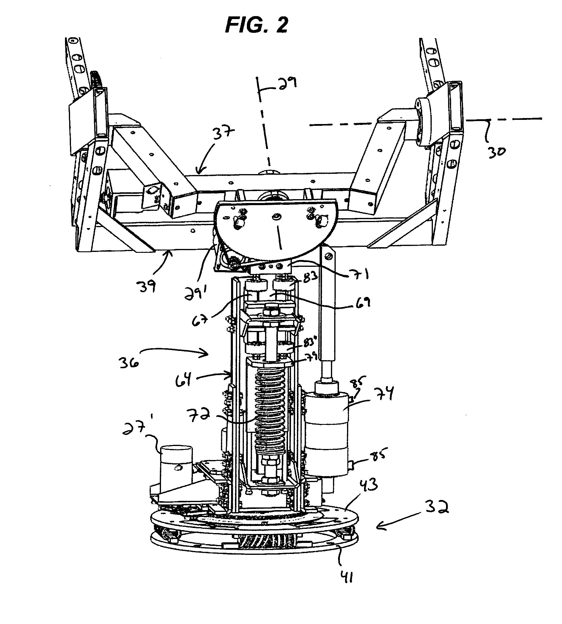 Pedestal for tracking antenna