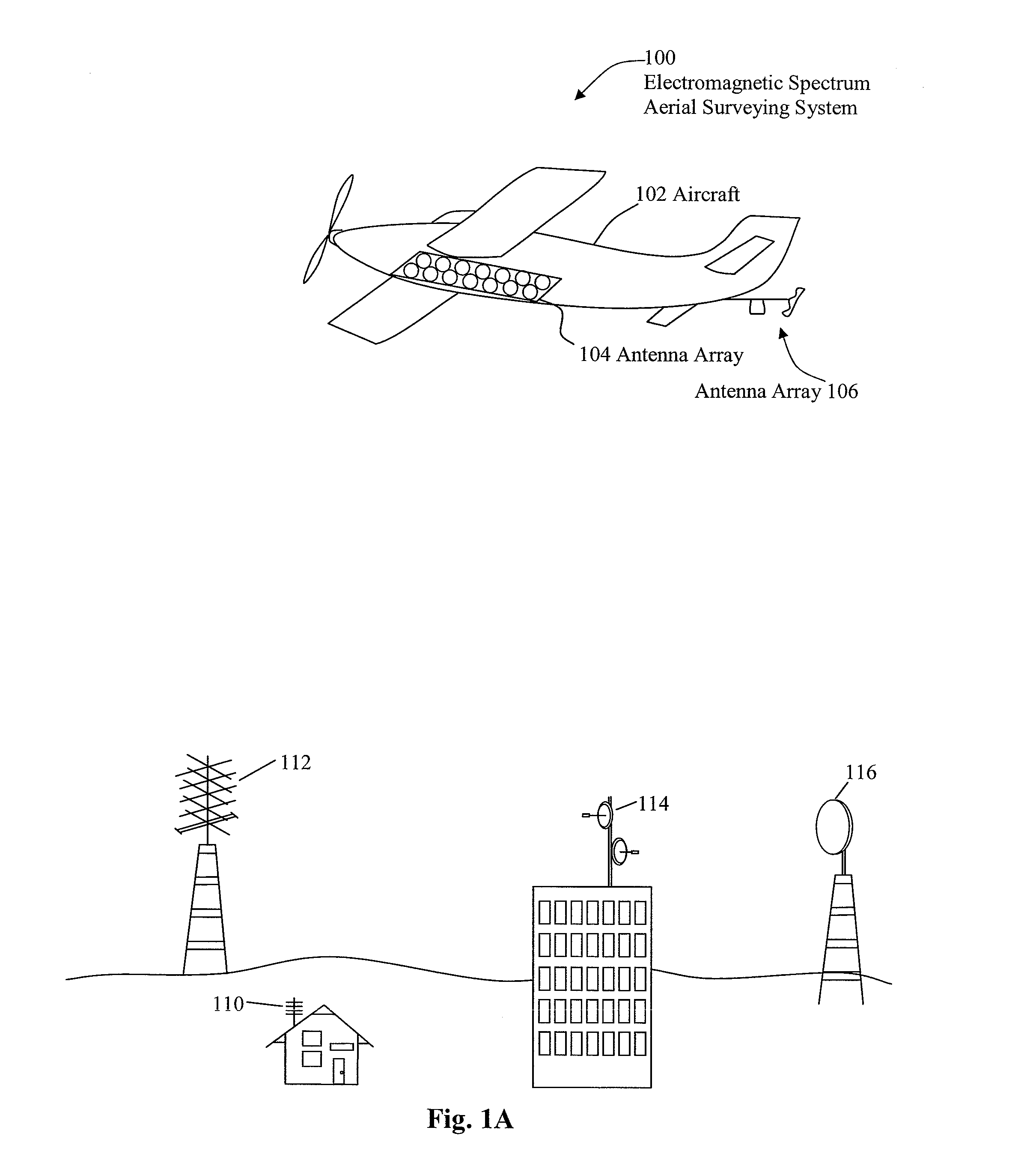 Electromagnetic spectrum aerial surveying