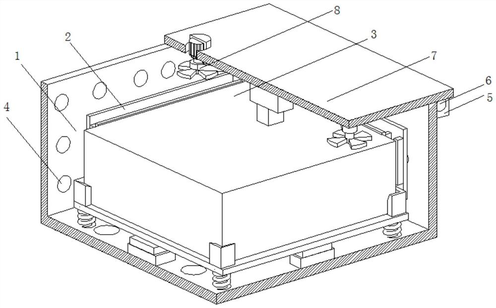 New energy automobile environment-friendly battery box