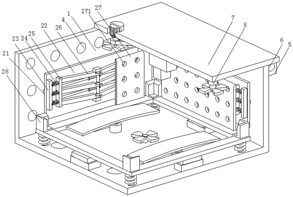 New energy automobile environment-friendly battery box