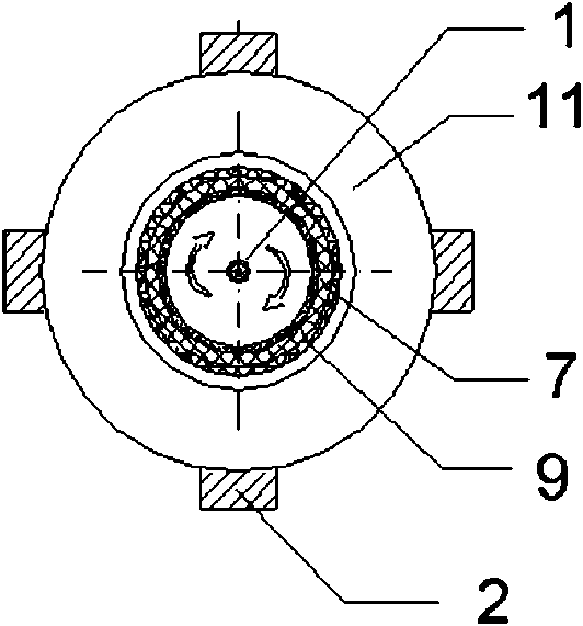 High-purity aluminum purification device based on segregation method