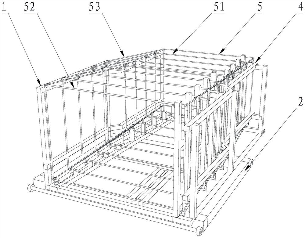 360-degree rotary iron frame welding equipment and technology allowing position of mold to be adjusted