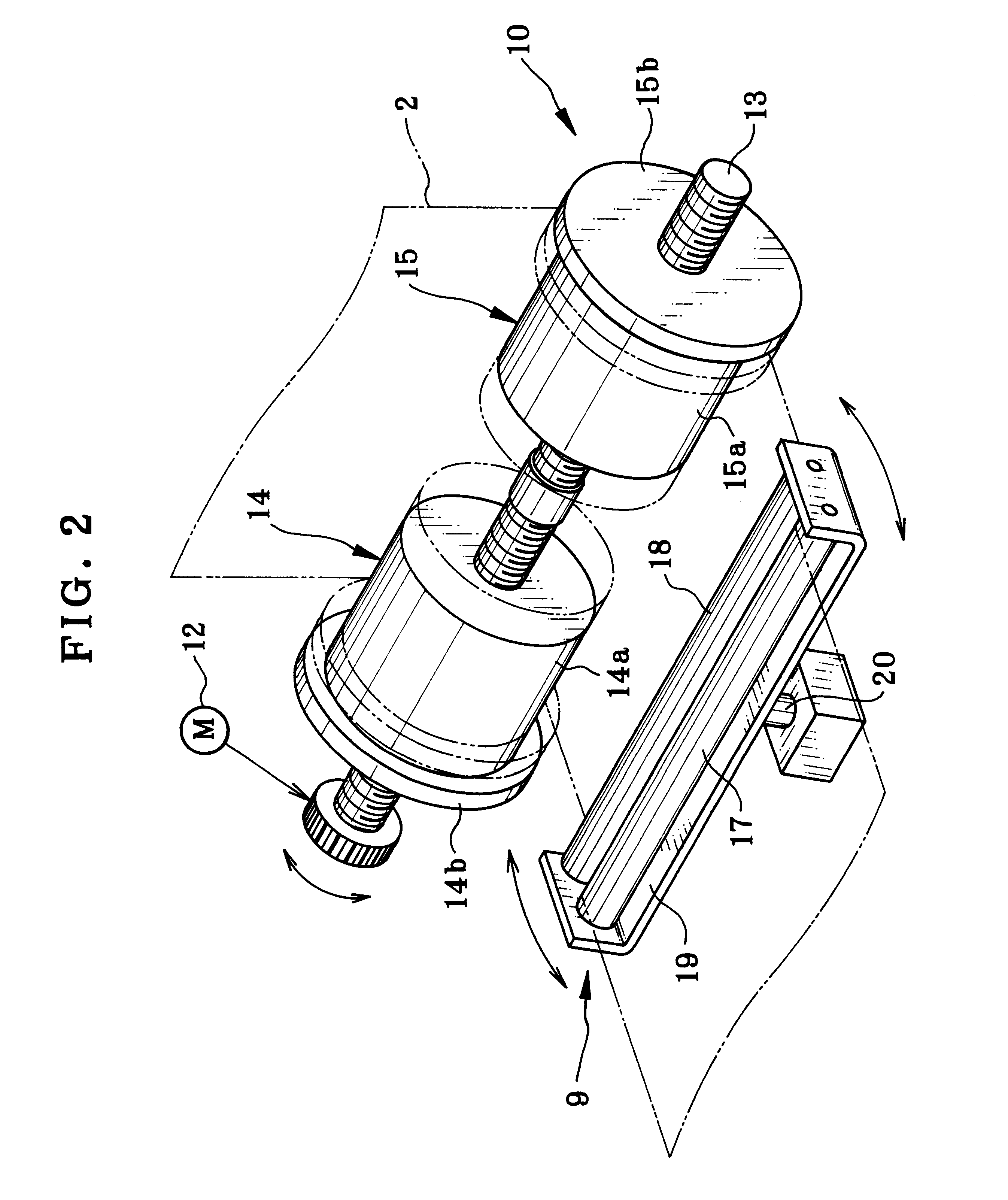 Color thermal printer having tension roller