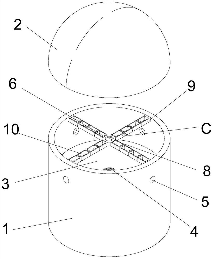 LED lamp bead with high light flux