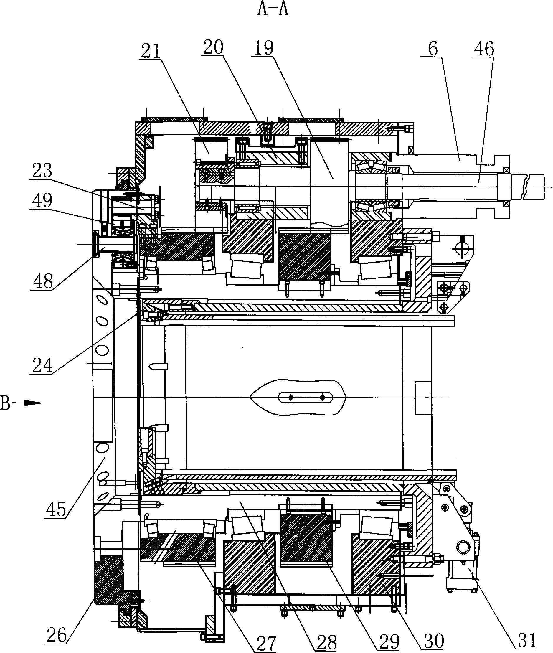 Machine tool for cutting pipe