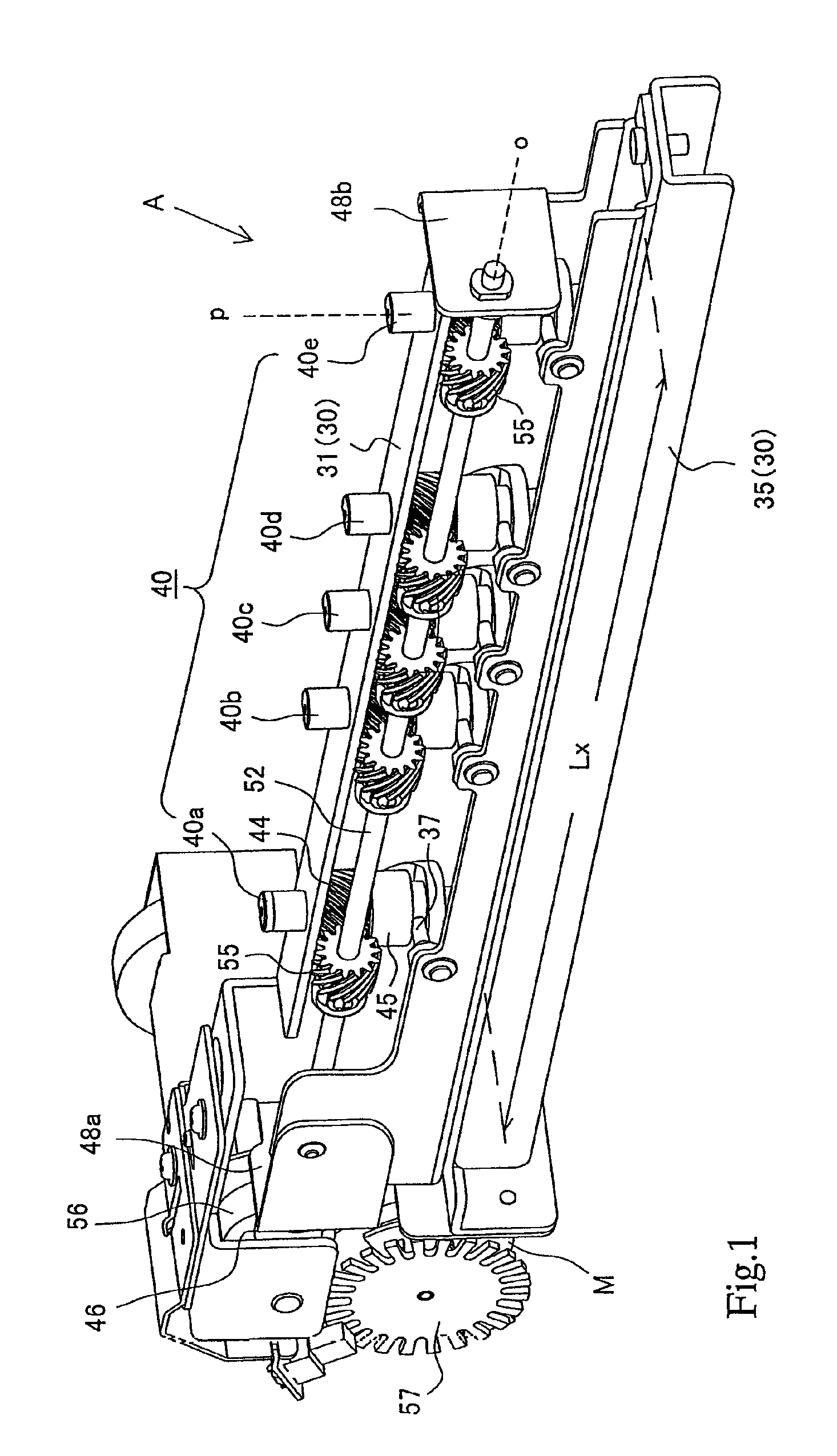 Sheet hole punching device