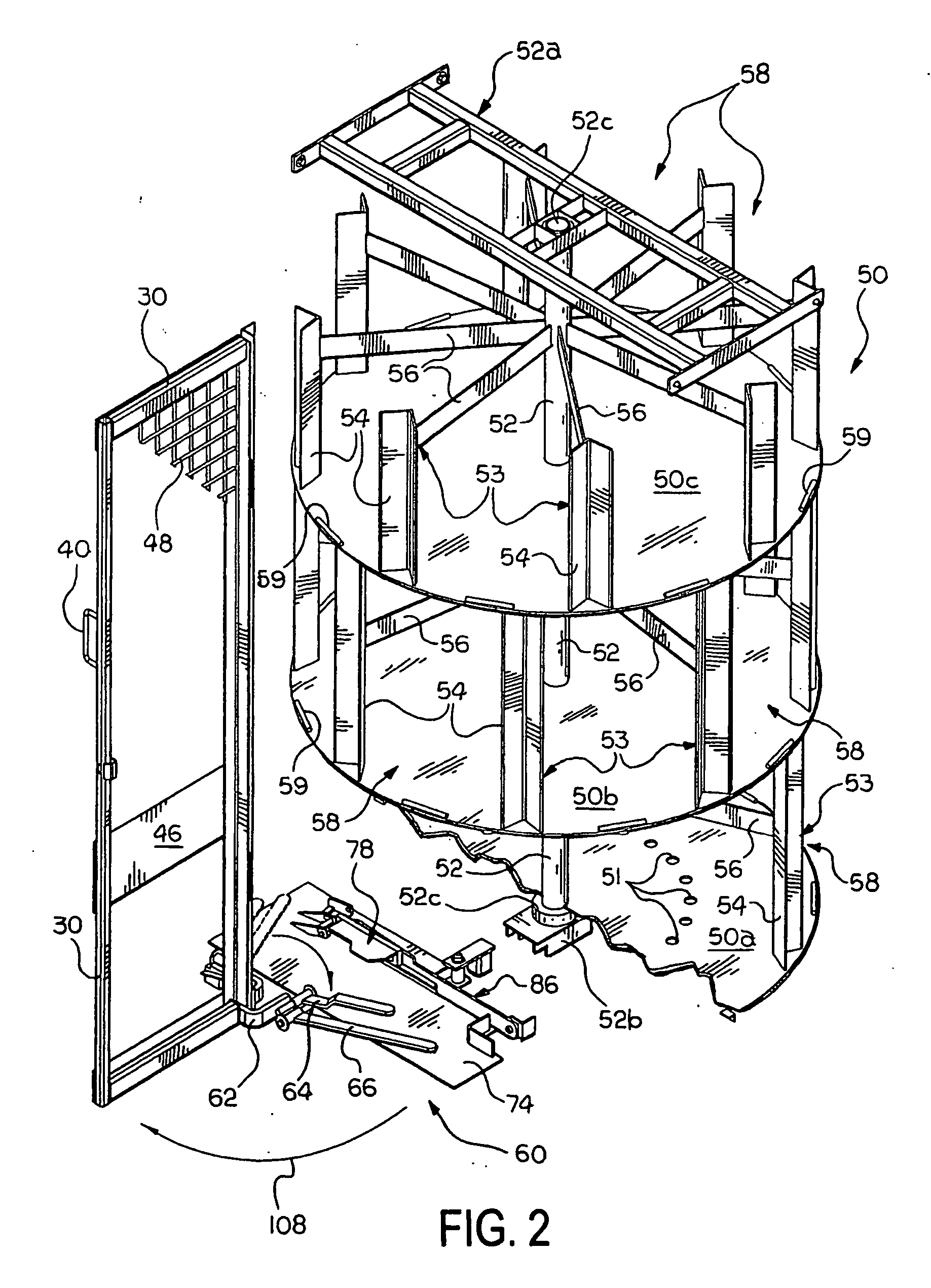 Propane tank vending machine assembly