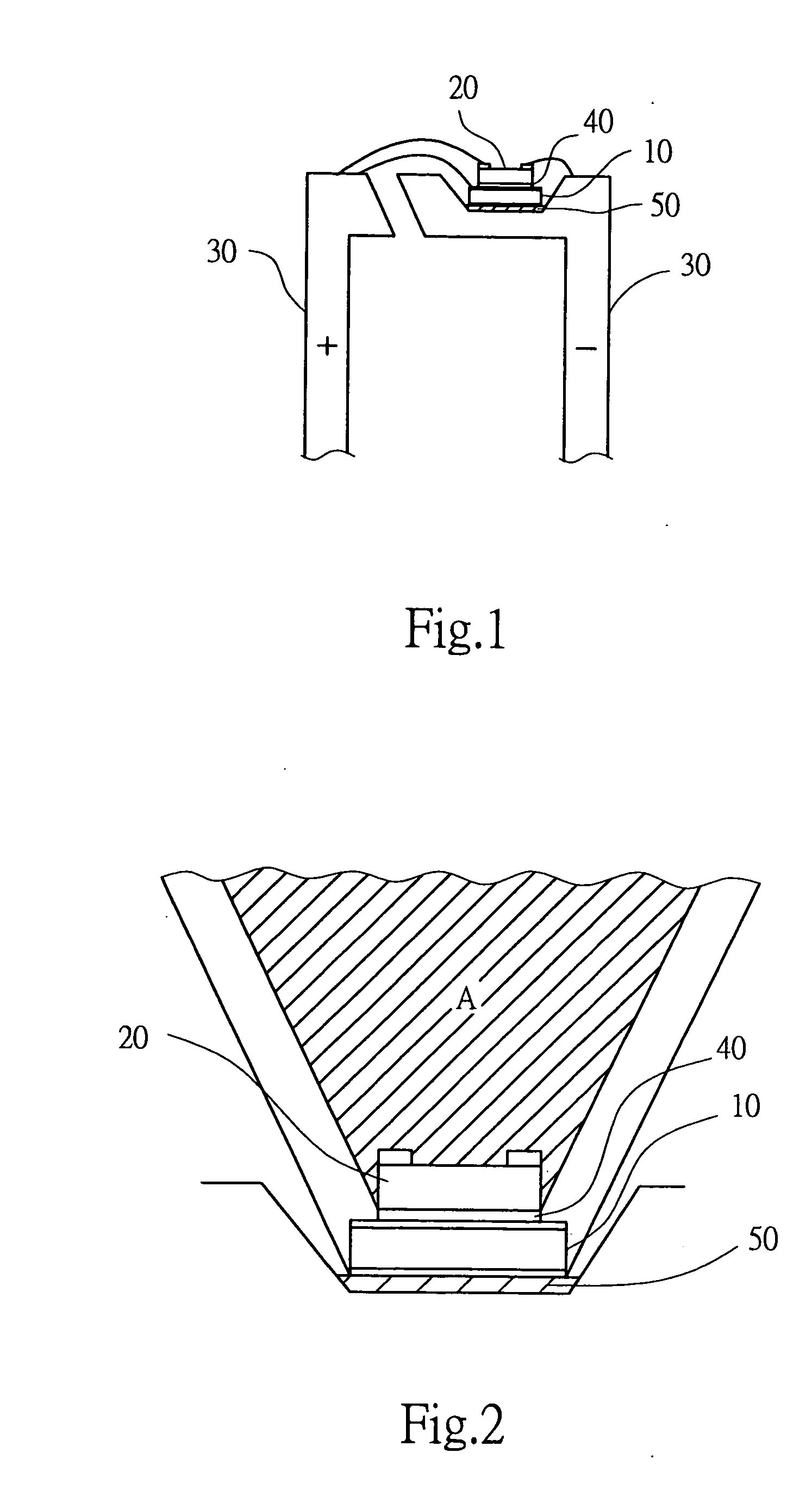 Stacked light emitting diode