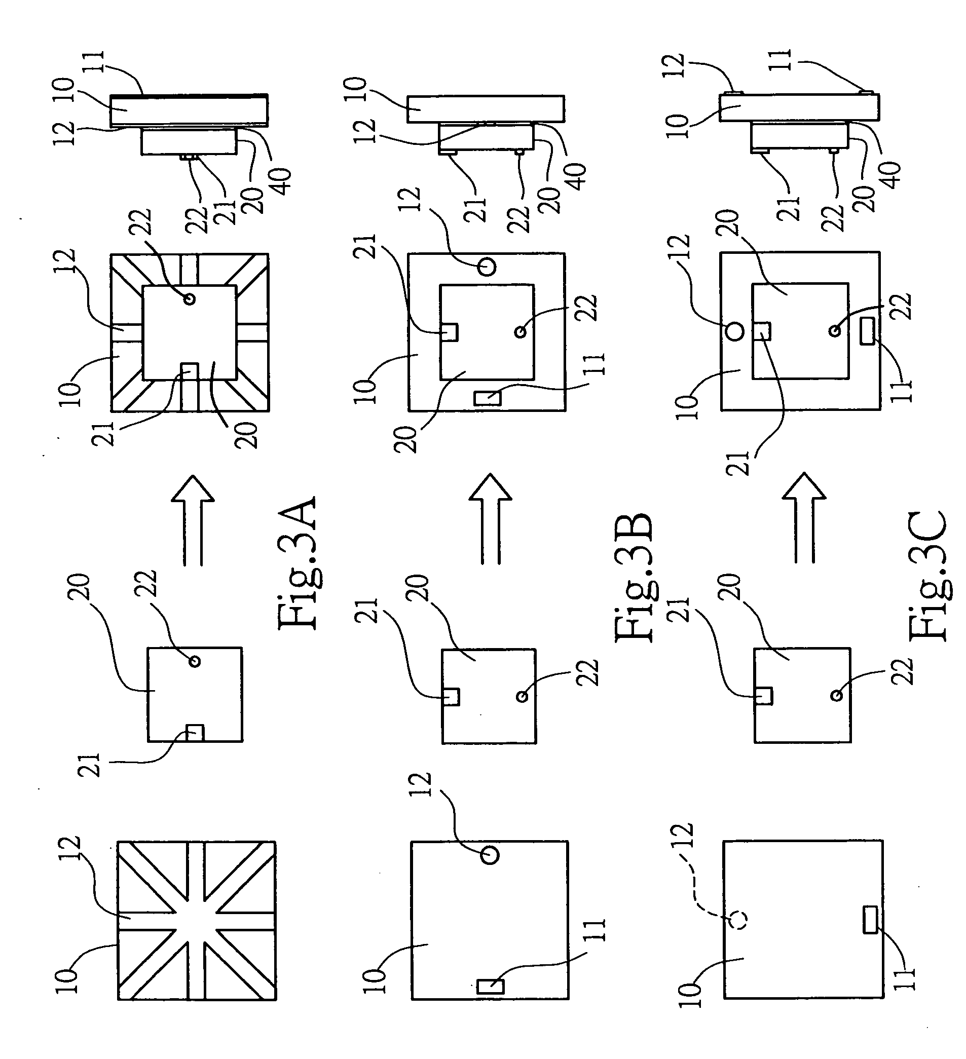 Stacked light emitting diode