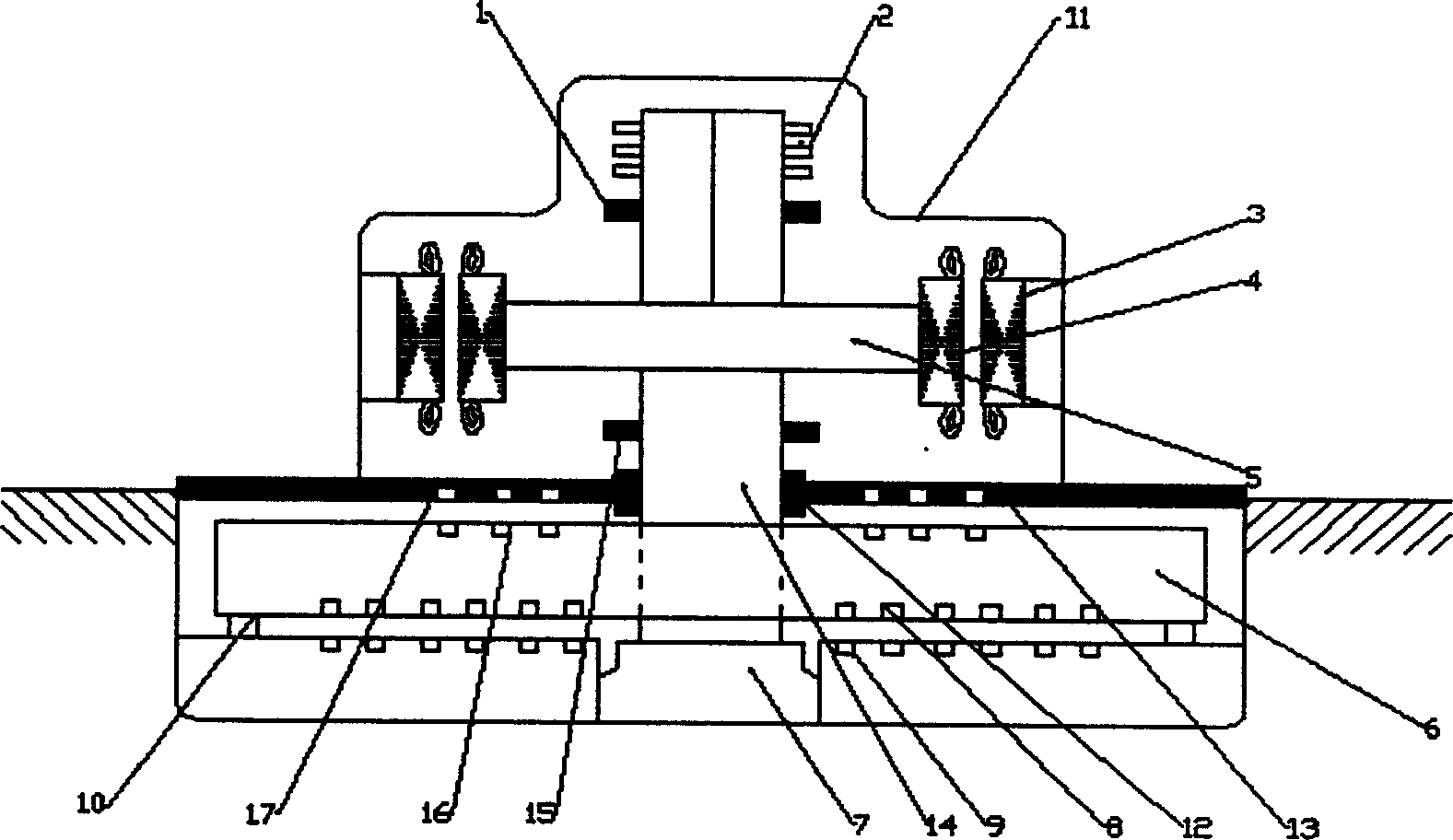 Energy-storing phase modulation motor