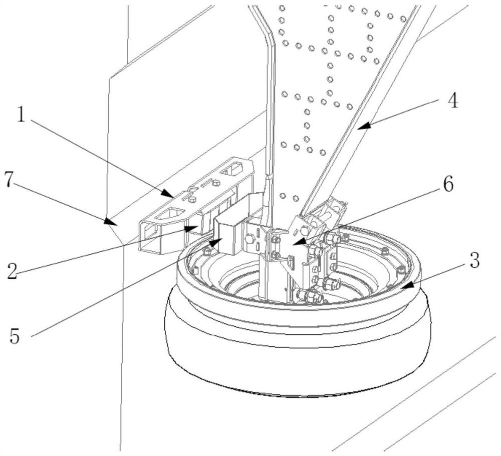 Axle counting induction system for monorail train