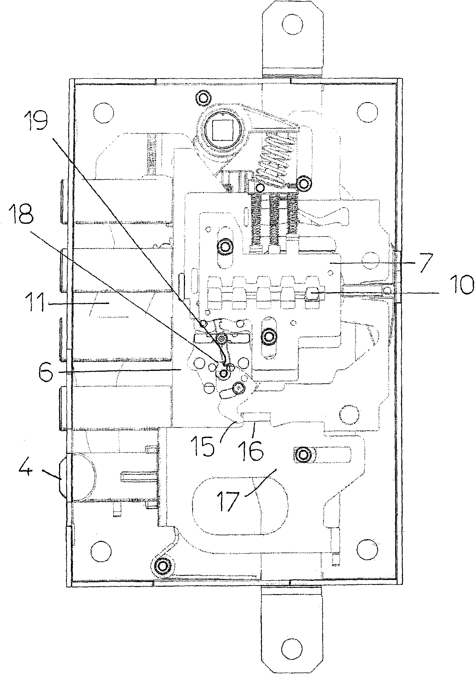 Safety lock of the type with deadlock plates, in particular for armored doors